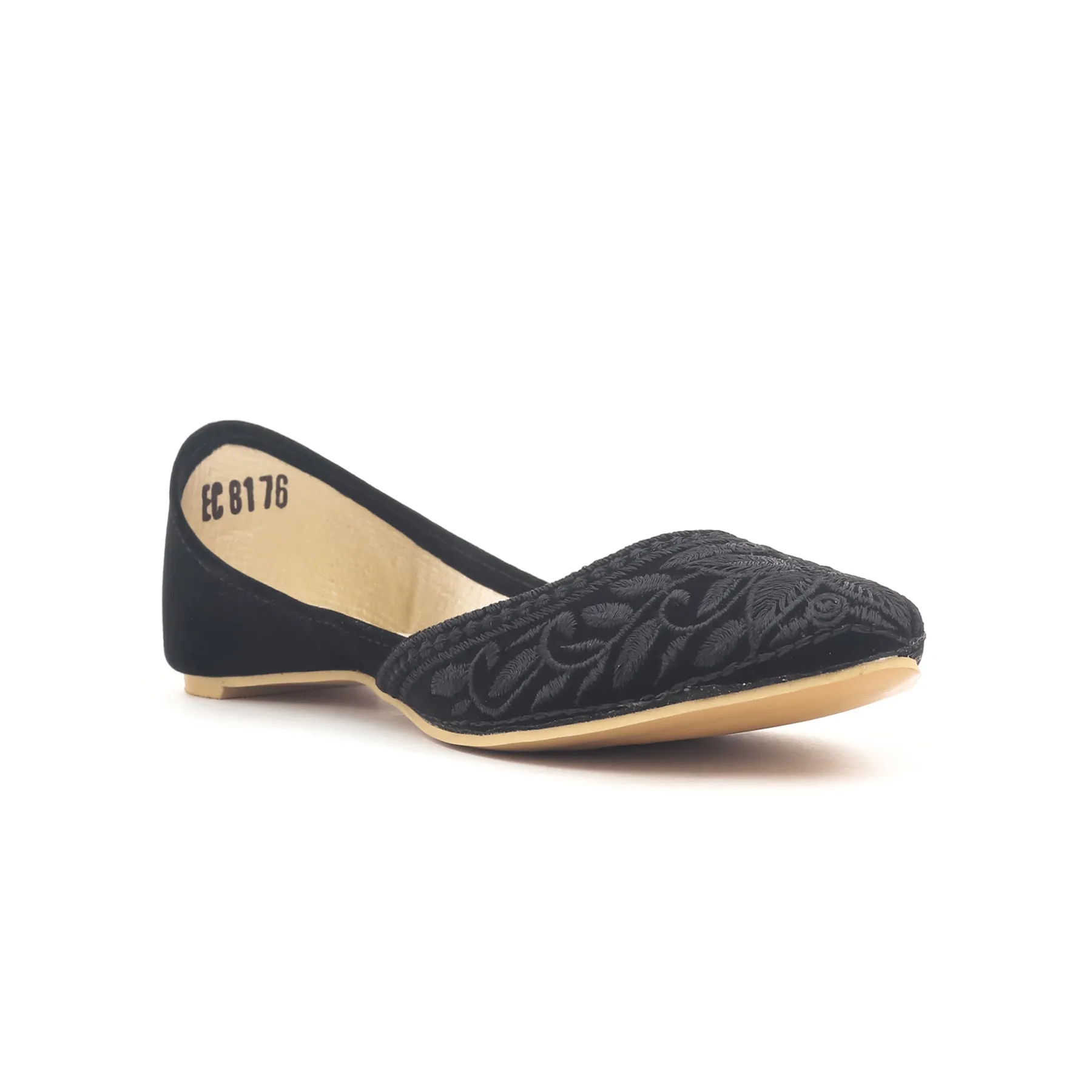 Black Casual Khusa EC8176