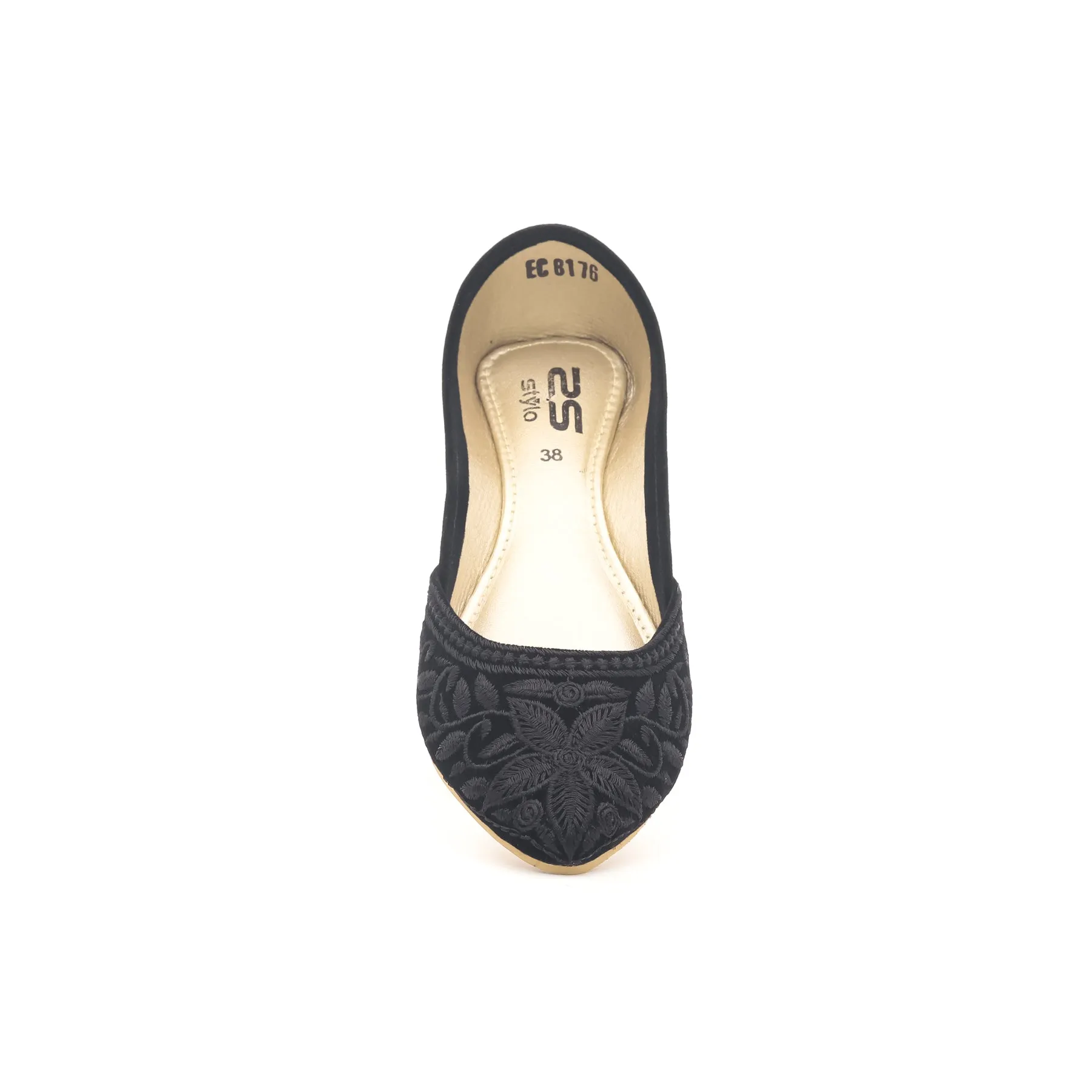 Black Casual Khusa EC8176