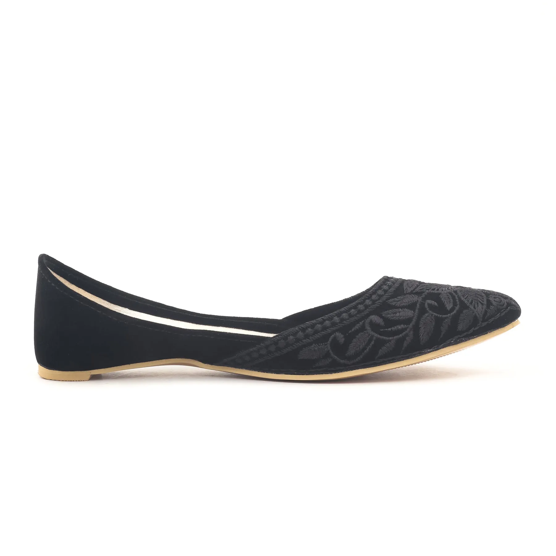 Black Casual Khusa EC8176