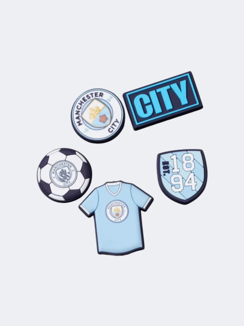 Crocs Manchester City 5 Pack Unisex Lifestyle Pins Multicolor