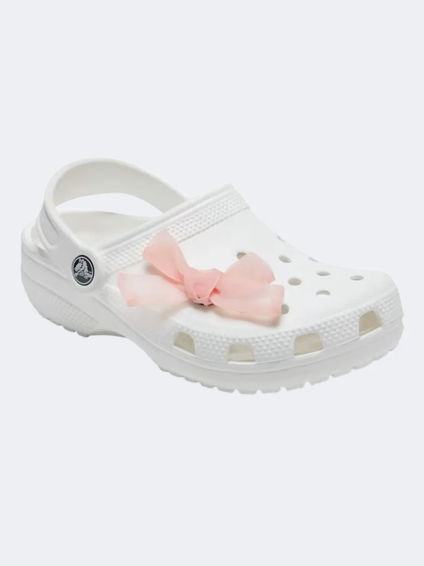 Crocs Sheer Bow Unisex Lifestyle Pins Pink