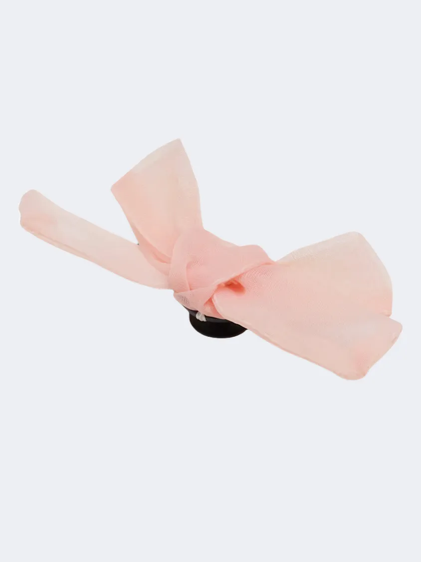 Crocs Sheer Bow Unisex Lifestyle Pins Pink