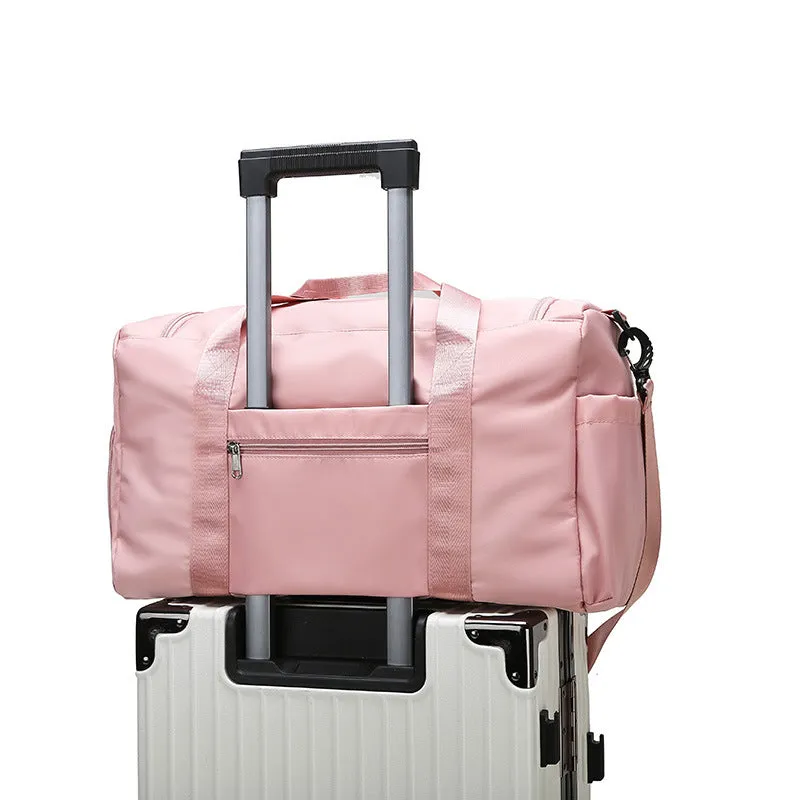 Dry Wet Separation Sports Leisure Bag Korean Style Shoes Seat Yoga Bag Oxford Cloth Double Pocket Luggage Bag