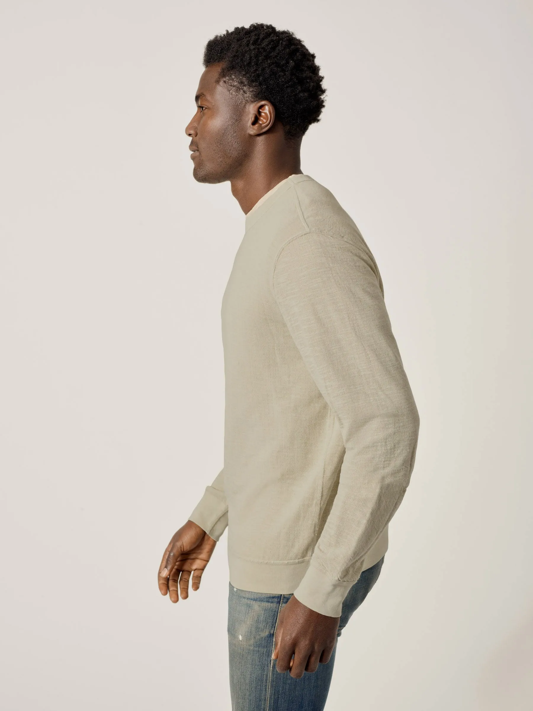 Loma Venice Wash Lightweight Double Slub Sweatshirt