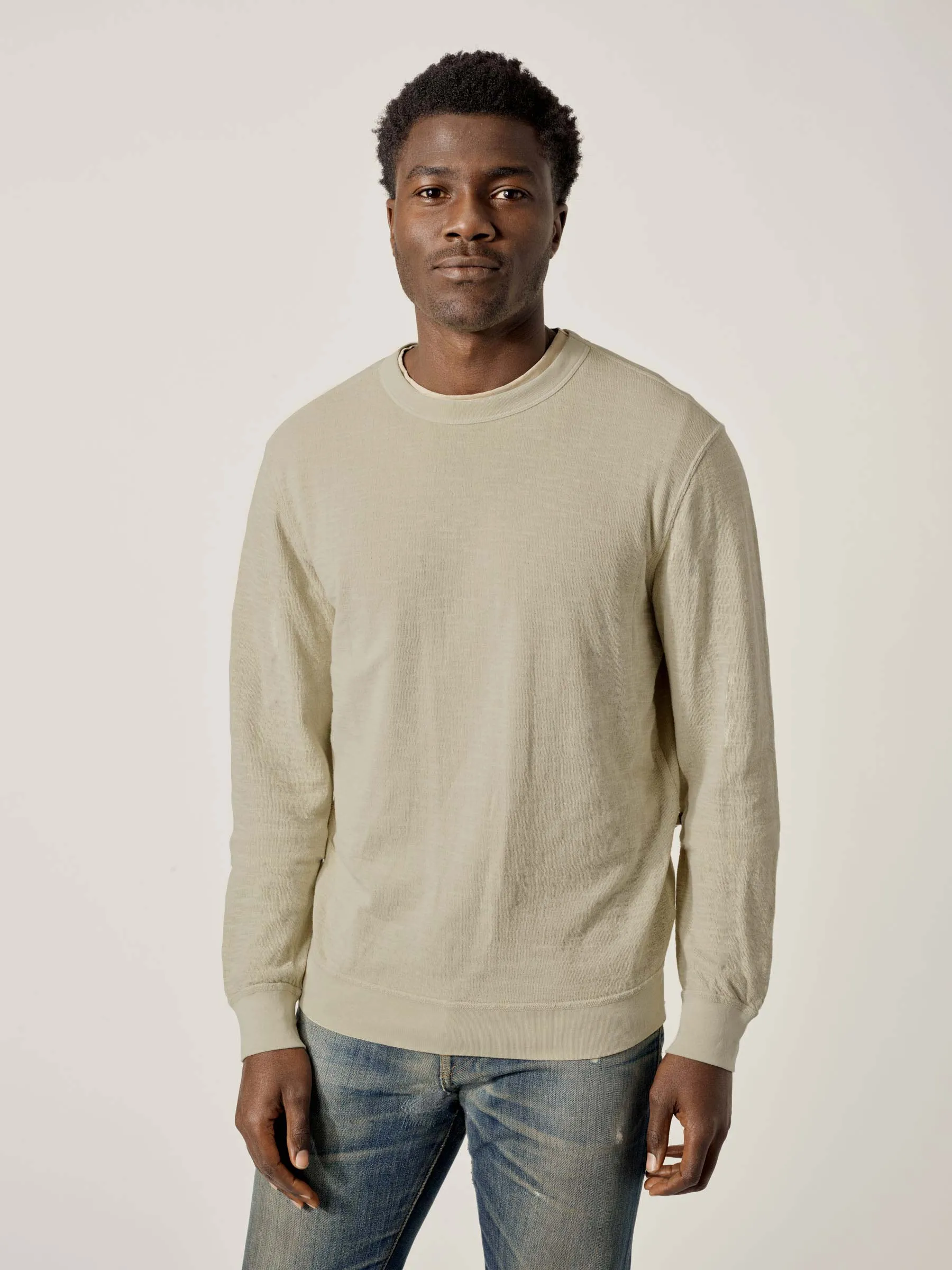 Loma Venice Wash Lightweight Double Slub Sweatshirt
