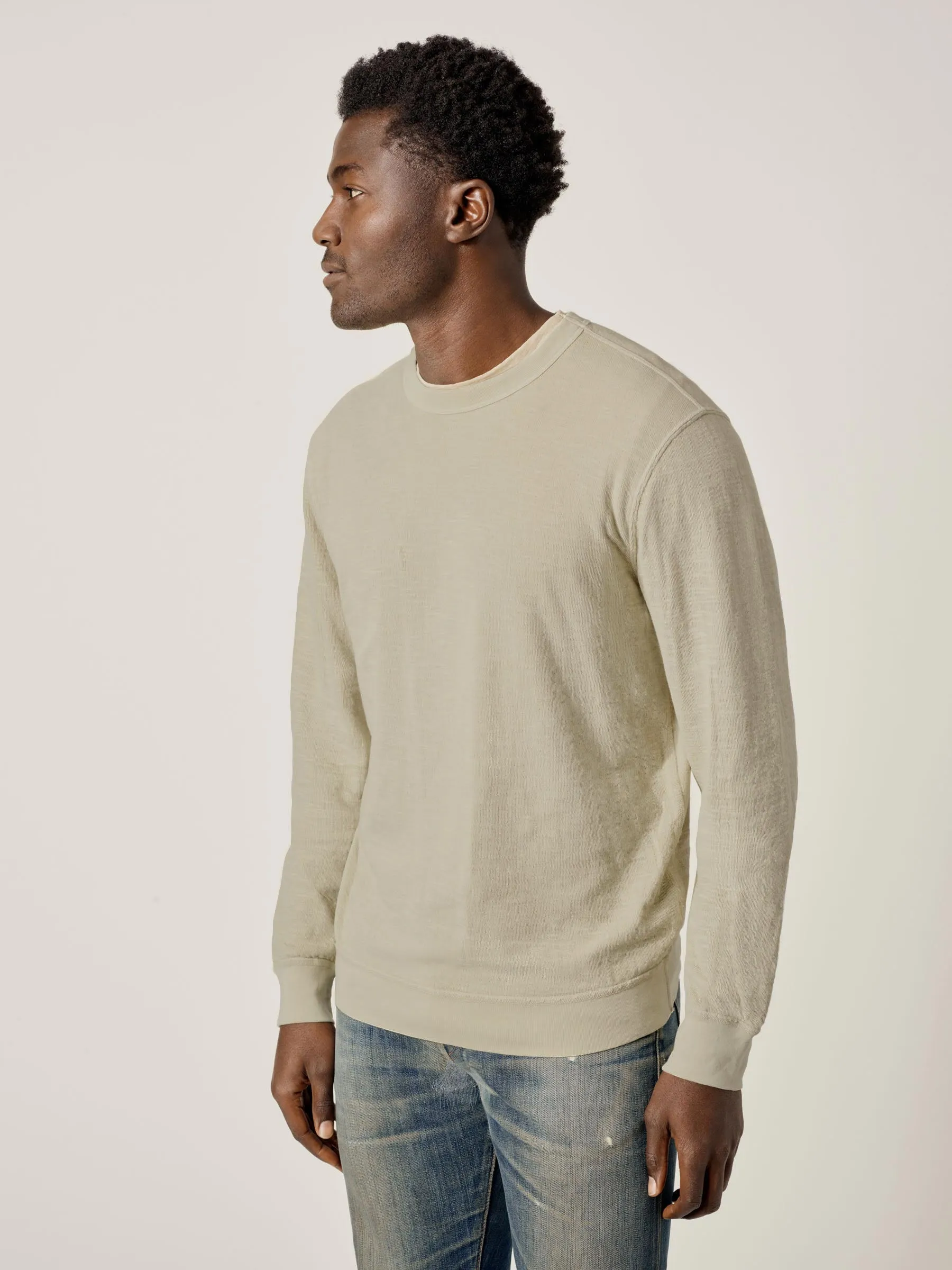 Loma Venice Wash Lightweight Double Slub Sweatshirt