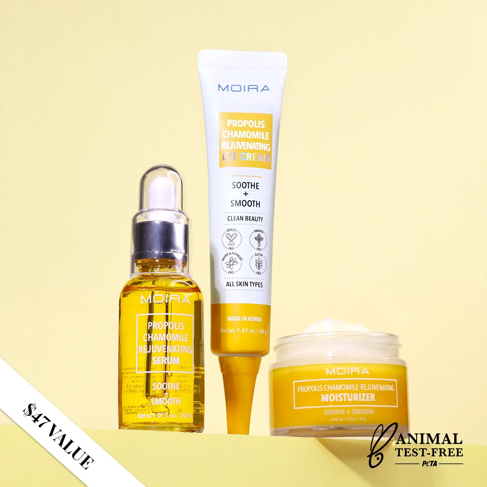 Propolis Chamomile Rejuvenating Skincare Bundle