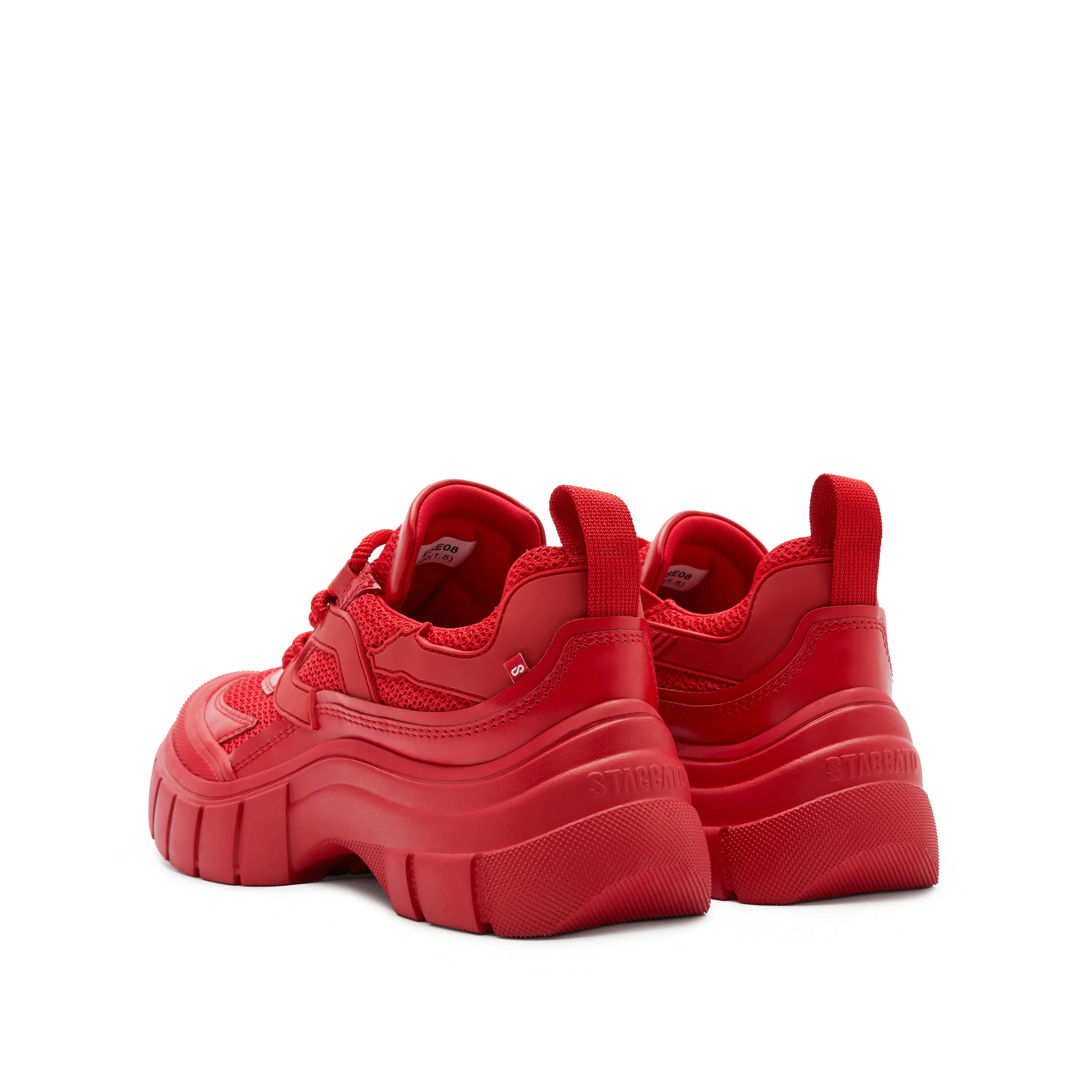 Red CNY x ST Platform Sneakers
