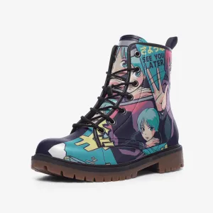 See you later Manga Casual Leather Lightweight boots MT