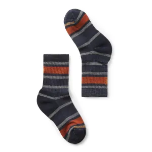 SmartWool Light Hiking Socks - Crew Striped - Deep Navy