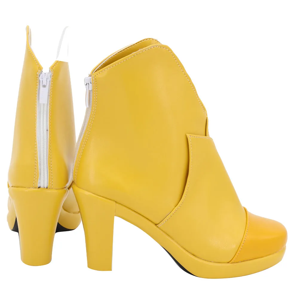 Yes! Pretty Cure 5- Kasugano Urara Boots Halloween Costumes Accessory Custom Made Cosplay Shoes