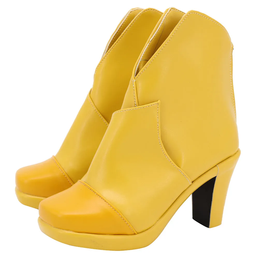 Yes! Pretty Cure 5- Kasugano Urara Boots Halloween Costumes Accessory Custom Made Cosplay Shoes